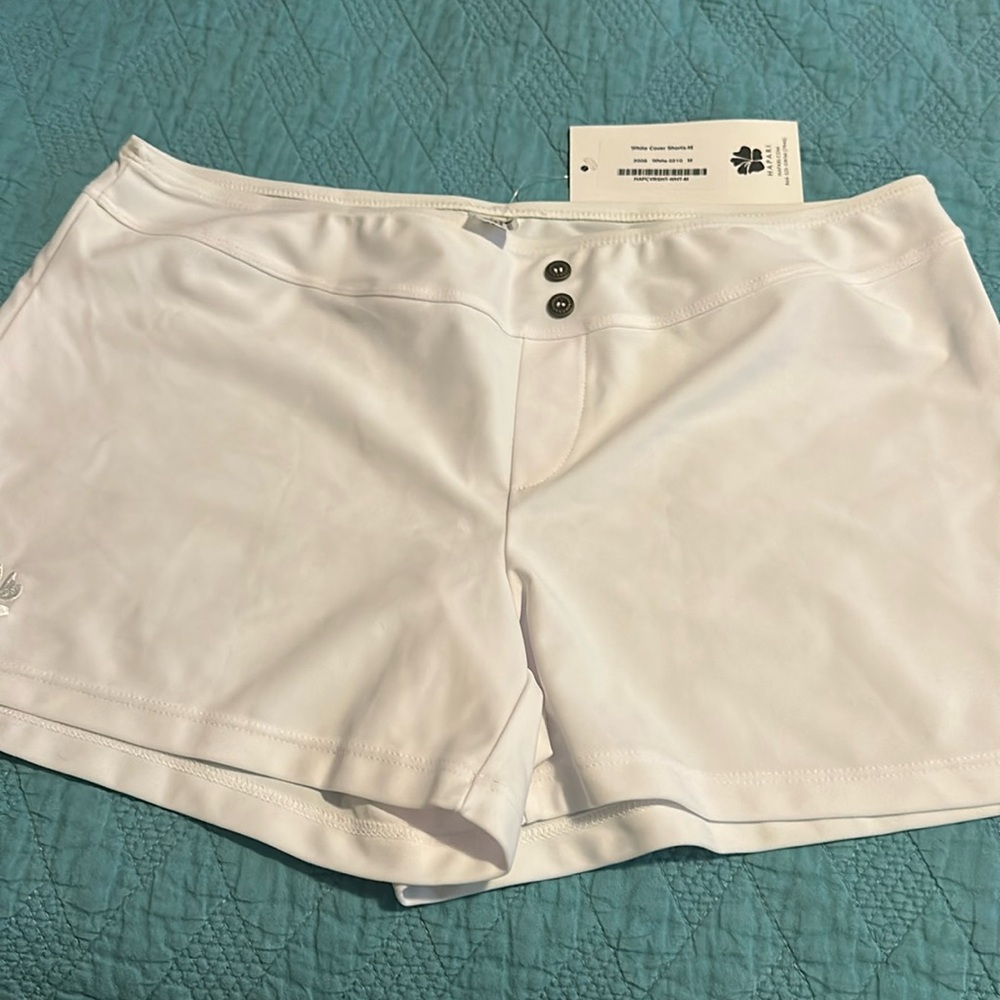 Hapari white cover up shorts